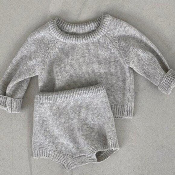 Annie & Charles Organic Cotton Kids' Set: Grey - Picture 1 of 1